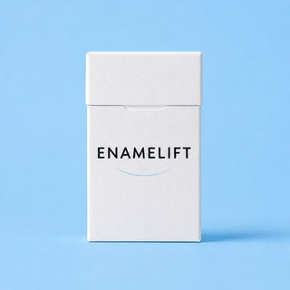 ENAMELIFT pack, front view on sky blue