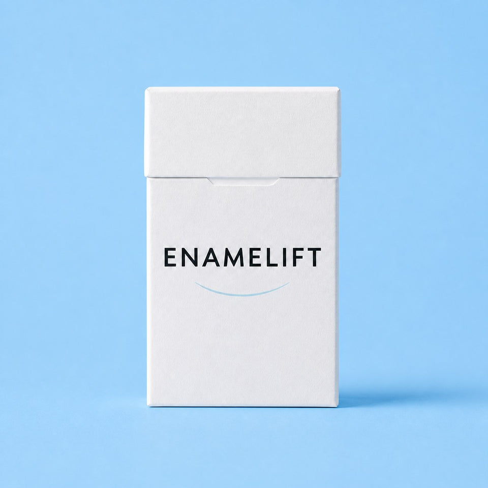 ENAMELIFT pack, front view on sky blue