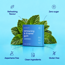 ENAMELIFT gum piece and mint with five product features