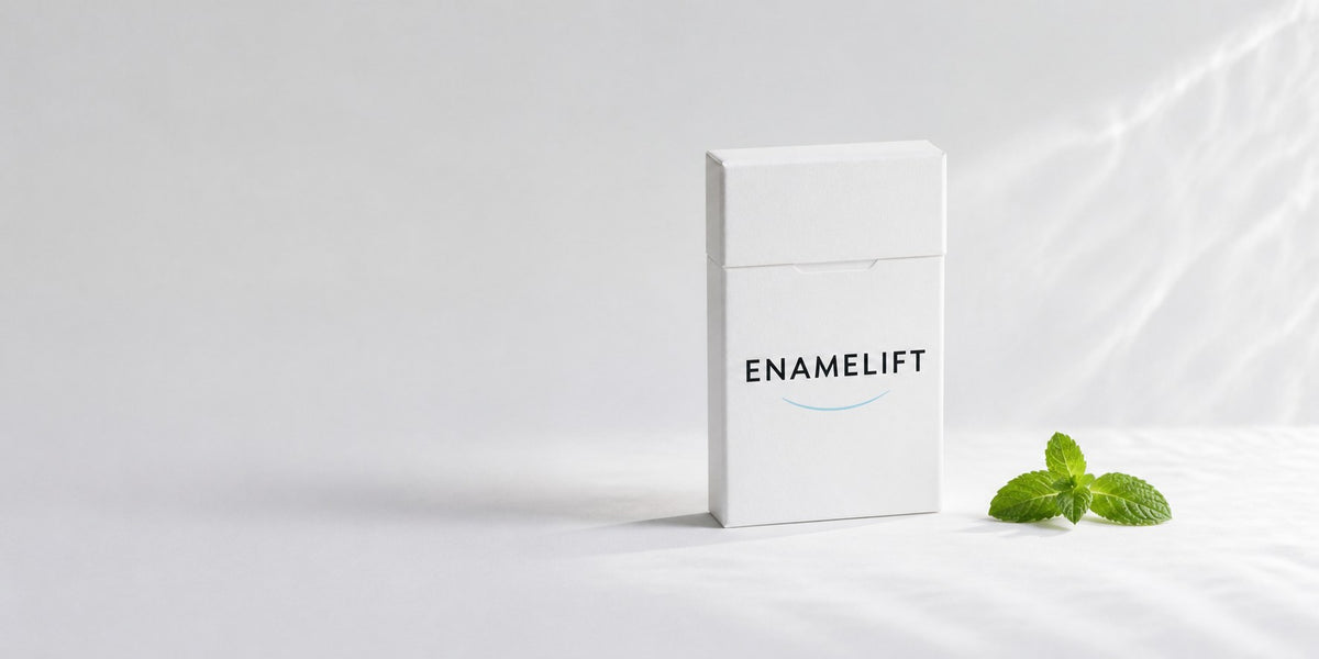 ENAMELIFT pack lit by patterned window light